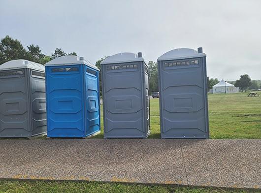 our crew frequently cleans and maintains the special event restrooms throughout the duration of your event to ensure they're always in pristine condition